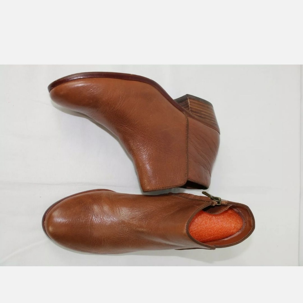 Sam Edelman Brown Leather Ankle Booties